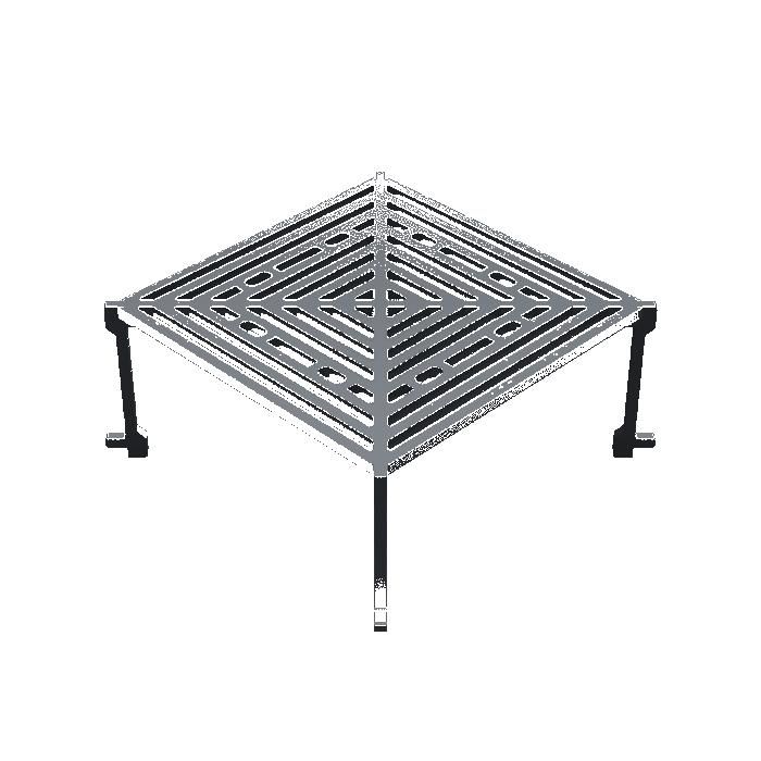 Grille Braséro CEVENOL 103cm Carré - vue 2