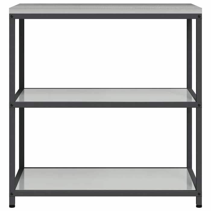 Moderne Étagère de rangement de cuisine SWEETY Accessoire de meuble Argenté Acier galvanisé 90x50x92 cm BB1375