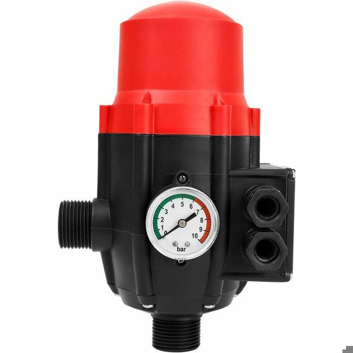 Pressostat électrique pour pompe à eau 10 bar – Protection contre marche à sec – Clapet anti-retour intégré – IP65