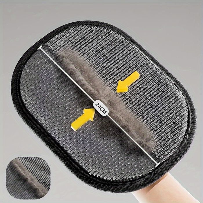 Gant anti-poils pour animaux Nettoyeur de poils de chat Outil délimination des poils de chat Gant de toilettage pour chat