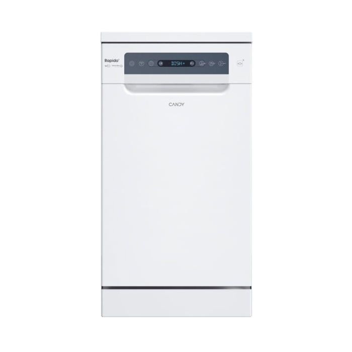 Lave vaisselle Candy RapidÓ CF0C7SB0FW Pose libre 10 couverts - vue 2