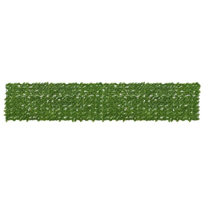 Canisse - brise-vue - brande Vidaxl Écran de balcon avec feuilles Vert et jaune 400 x 75 cm