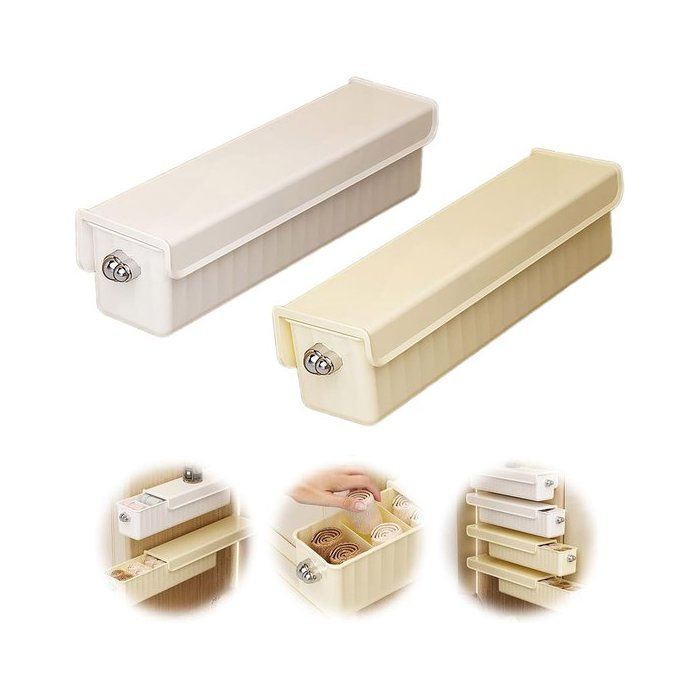 Boîtes de rangement pour sous-vêtements - Lot de 2 - Organisateur - Organisateur de tiroir - Système de rangement