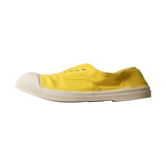 Tennis - Bensimon - Jaune - À enfiler sans lacets - Légères