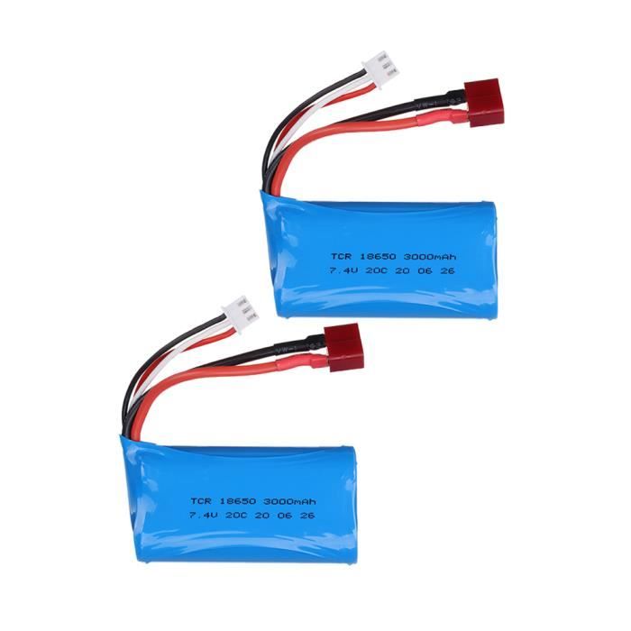 Chargeur LiPo 2S 7.4V Pour Voiture RC Wltoys - Compact Et Portable Avec Protection Contre Les Surcharges