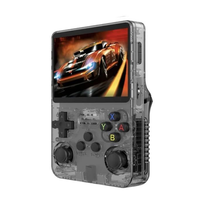 Console De Jeu Rétro Portable Werwing R36S - Écran IPS 3,5", 64 Go, 10 000+ Jeux Préchargés, Linux OS (Violet)