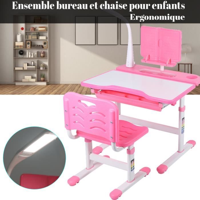 KMB24-Wx2 Lot De 2 Chaises Enfant Design Fauteuil Pour Enfants Avec Accoudoirs Et Dossier Chaise Confortable Haute Qualite Hauteur Reglable