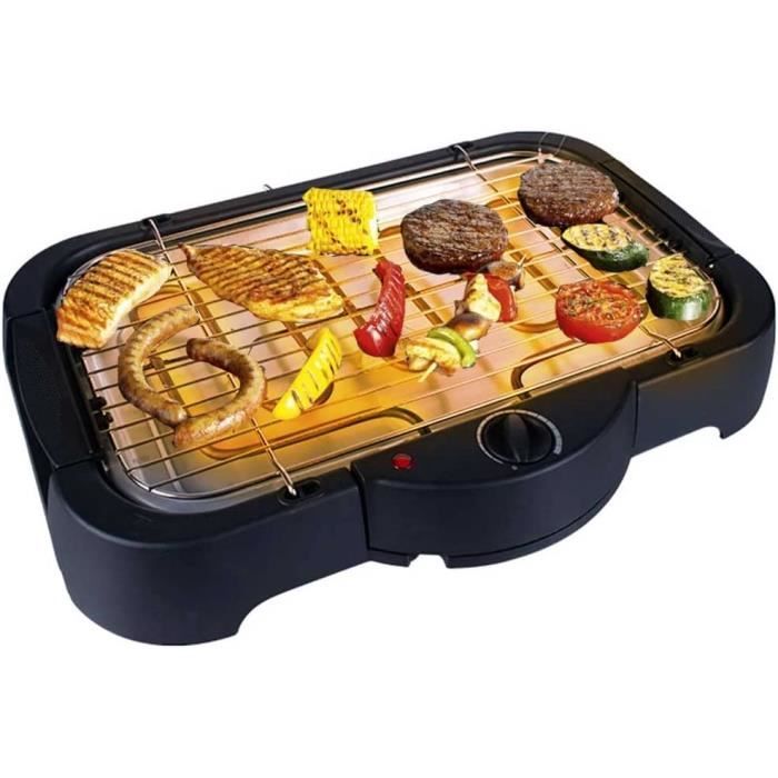 Barbecue électrique de table Bakaji Puissance 2000 W Grille en
