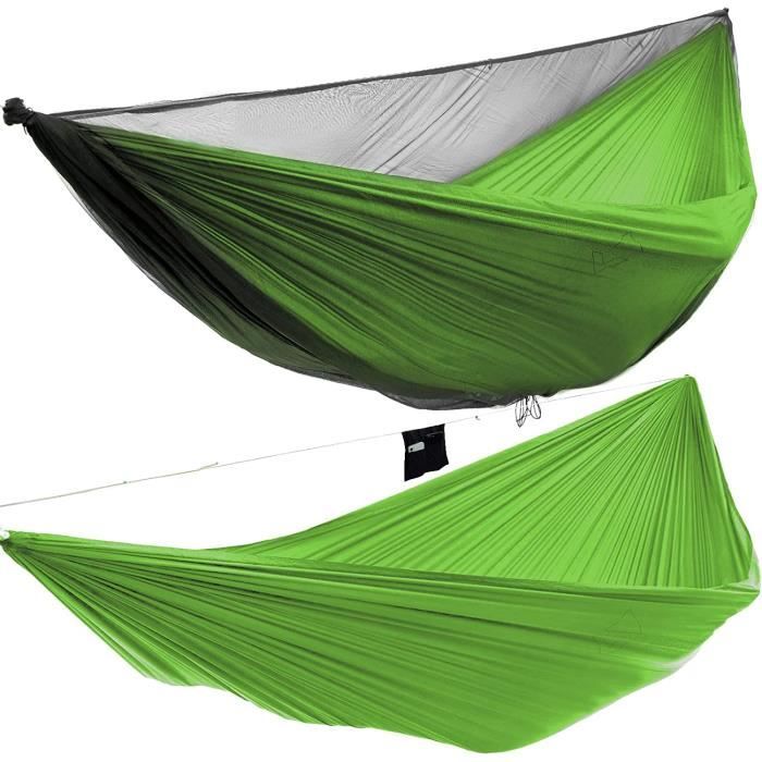 Hamac Camping COVACURE Avec Moustiquaire - 200kg 2 Personnes Ultra Léger 270x140cm