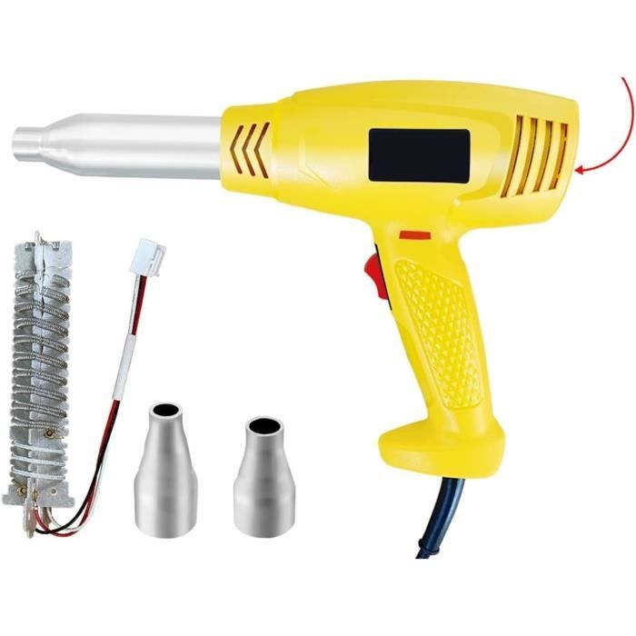 Pistolet à air chaud 2000 W 8 vitessestempérature variable 60 °C 600