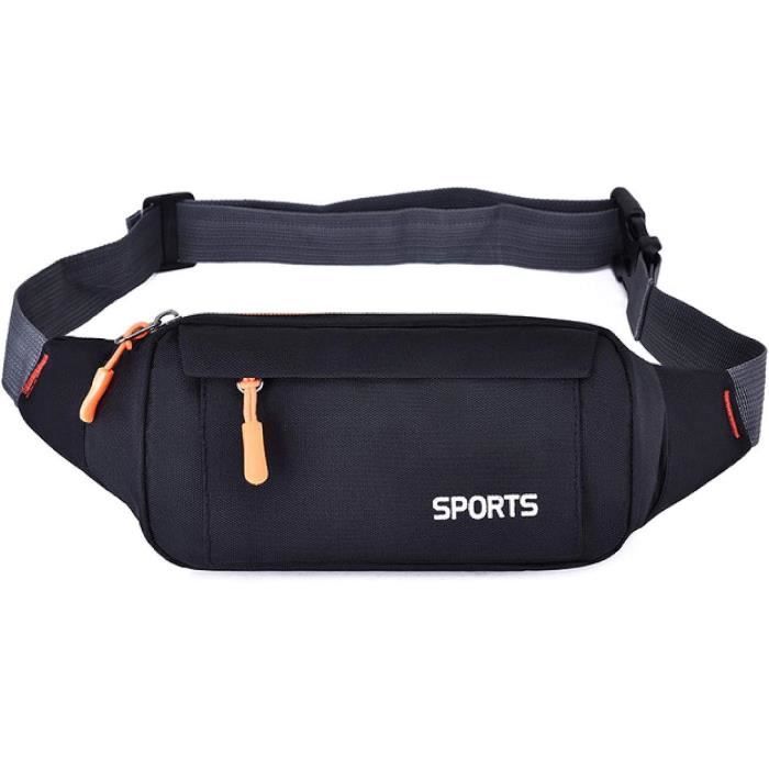 Ceinture De Course MyGadget - Sac Banane Néoprène Fin Pour Téléphone Portable - Réglable 60-115cm, Bandes Réfléchissantes, étanche