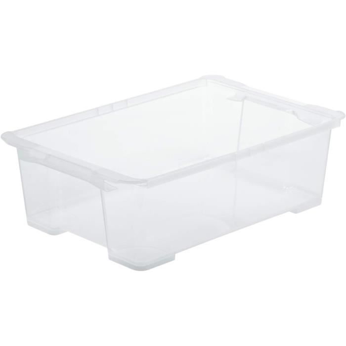 Boîte De Rangement Avec Couvercle Tontarelli Roues Transparent Plastique Bleu 120 X 30 X 39 Cm 6 Unites 90542358 Boîte De Rangement Avec Couvercle Tontarelli Roues Transparent Plastique Bleu 120 X 30 X 39 Cm 6 Unites 90542358