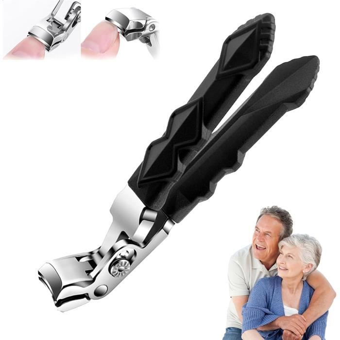 Outfany MaîTre CoupePro,Coupe Ongles Pieds Dur Et Epais,CoupeOngles Ergonomique Avec TêTe