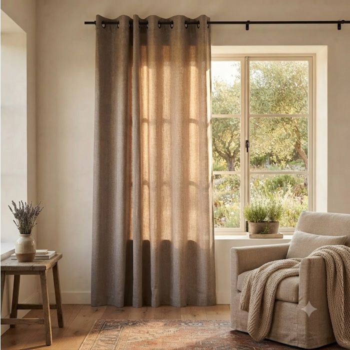 1 Rideau 140 x 260 cm Bea beige jute