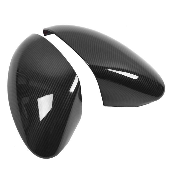 Capuchons Rétroviseurs MARCHFA Pour Renault Clio 4 2012-2019 - Coques De Protection Noires Brillantes