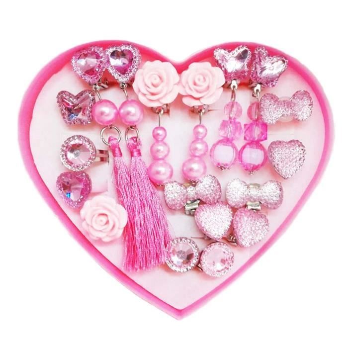 Ensemble De Bijoux Pour Petites Filles Boucles D Oreilles Pour Enfants Sans Bouchon D Oreille Cute Ear Clip Birthday Present A1 Achat Vente Boucle D Oreille Ensemble De Bijoux Pour Fille Enfant Soldes
