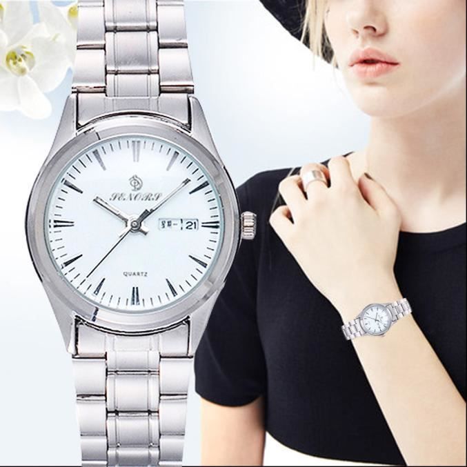 Montre femme bracelet metal argent clearance