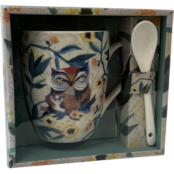 Mug Avec Cuillère Koala Par Michelle Allen - Bleu - Neuf