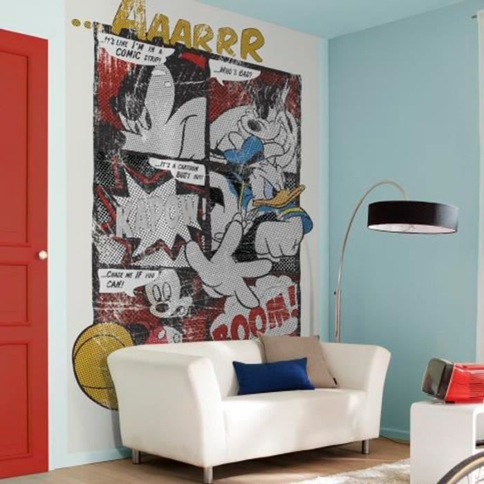 Komar Photo mural Mickeys Great Escape 184x254 cm Rouge - Cdiscount  Bricolage