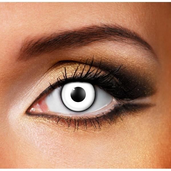 Lentilles De Contact - Yeux Blancs Manson - Durée De Vie 90 Jours - Achat /  Vente Lentilles De Contact - Cdiscount