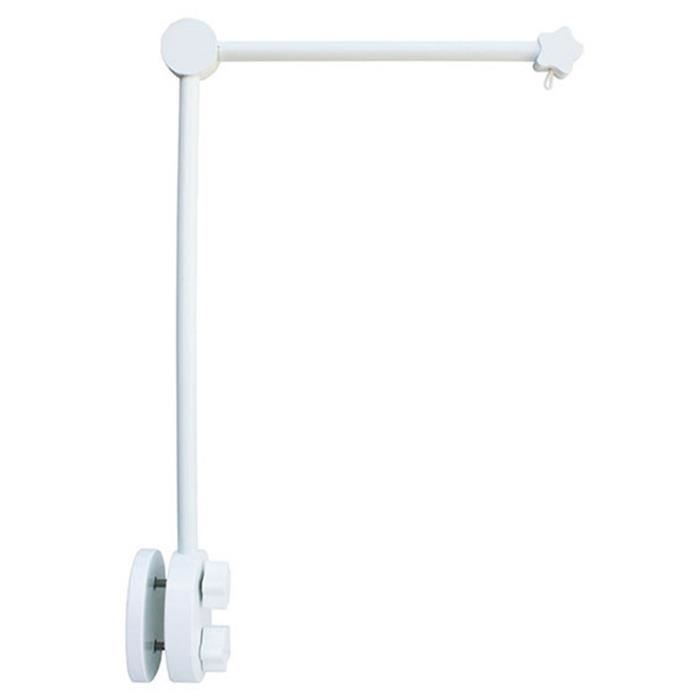 Support de bras mobile universel en bois - lit bébé - Blanc Support de bras mobile universel en bois - lit bébé - Blanc