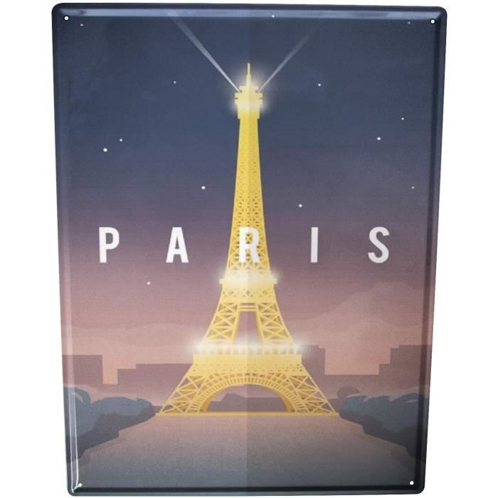 PLAQUE MURALE MÉTALLIQUE HOLIDAY IBIZA LOVE PLAGE PLAQUE PUBLICITAIRE