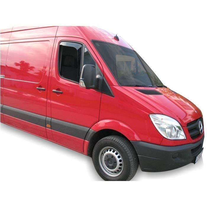 Déflecteurs D'air Avant Pour Mercedes EQC N293 2019-2023 - Noir Fumé, Neufs