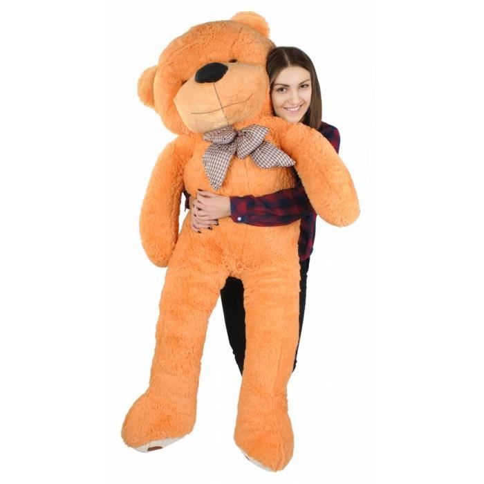 XXL Mega Teddy Bear Ours en peluche Grand Ours en peluche geant Ours en peluche grand 190CM Cdiscount Jeux Jouets