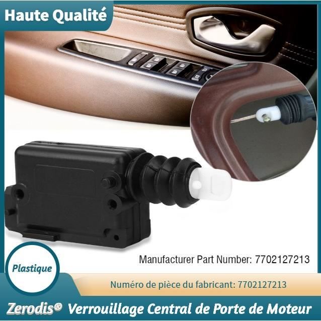 7702127213 Verrouillage Central de Porte de Moteur 2 Broches pour Renault Megane Scenic Clio 7702127213 HB046
