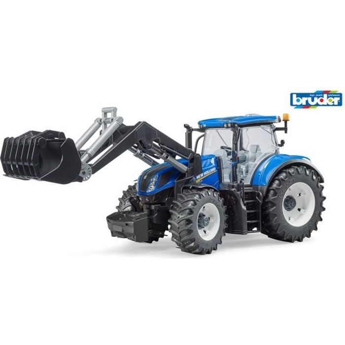 Bruder 03121 Tracteur New Holland T7.315 avec chargeur frontal - Cdiscount  Jeux - Jouets