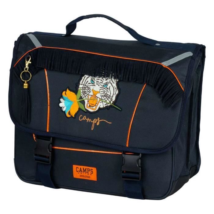 Cartable Camps United Tigre Girl 38 CM Haut de Gamme Navy