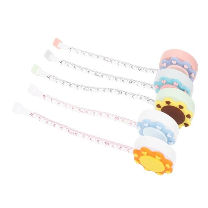 PARENCE.- Mètre à Ruban De Tailleur/Ruban De Mesure Pour Couturier Inscription Double Face - 150cm, 60 Pouces, Couleur Au Hasard (rose, Bleu, Vert