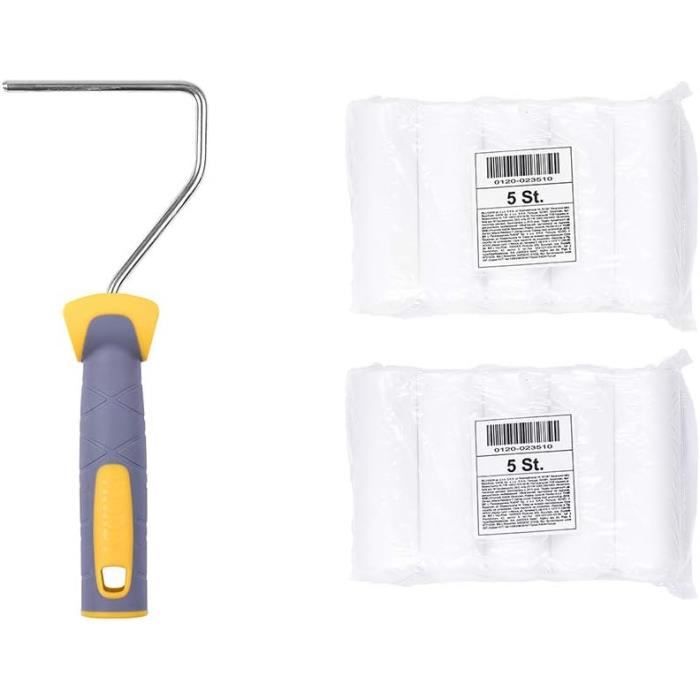 ProDec Advance Lot de 7 mini rouleaux de peinture en microfibre à poils