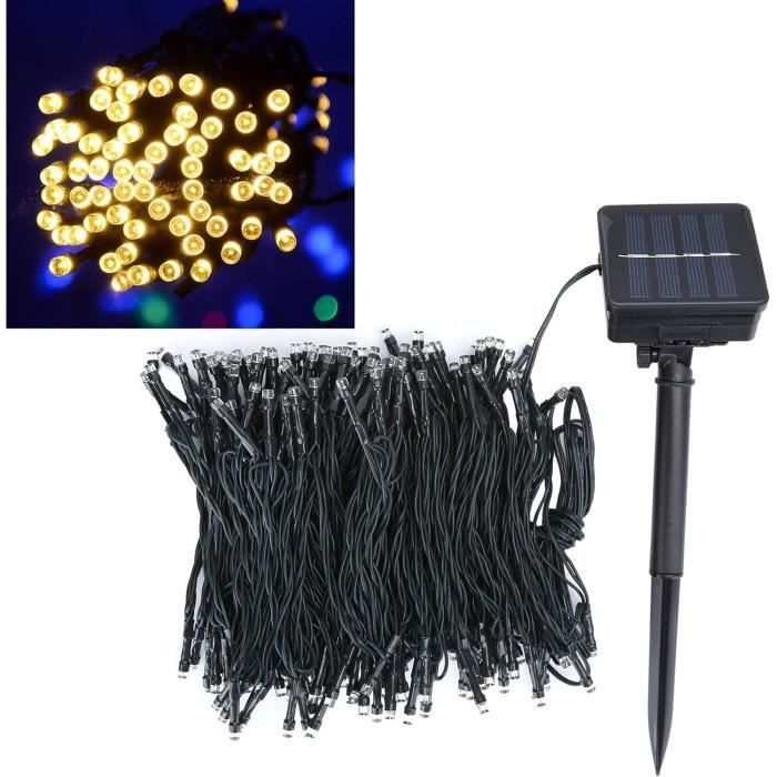 Boîtier De Commande Solaire Pour Guirlandes Lumineuses - 4.5V 1.2W, 8 Modes, Luminosité Réglable - Étanche IP65, Avec Télécommande Et Timer