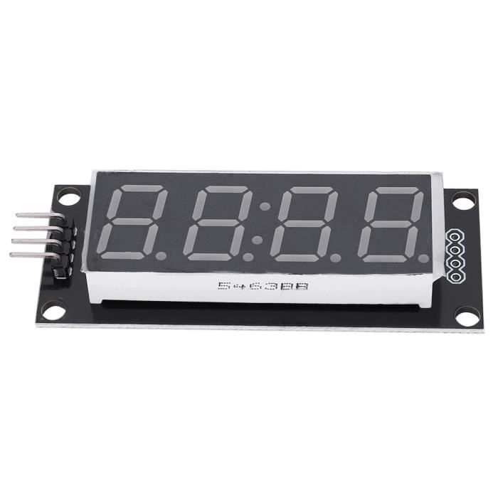 Module Affichage LED 4 Chiffres 7 Segments I2C DM43B04 – Tube Numérique 5V/3.3V Pour Arduino, DIY Électronique