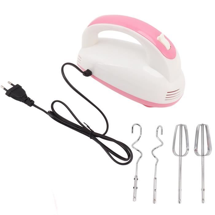 Batteur Électrique De Cuisine Avec 5 Vitesses, Pétrisseurs Polyvalent Et Ergonomique, Batteur A