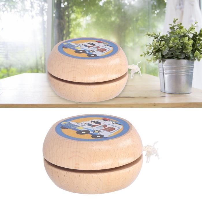 ROUGE - Jouets Yoyo en bois pour enfants, 5cm, imprimés'animaux mignons