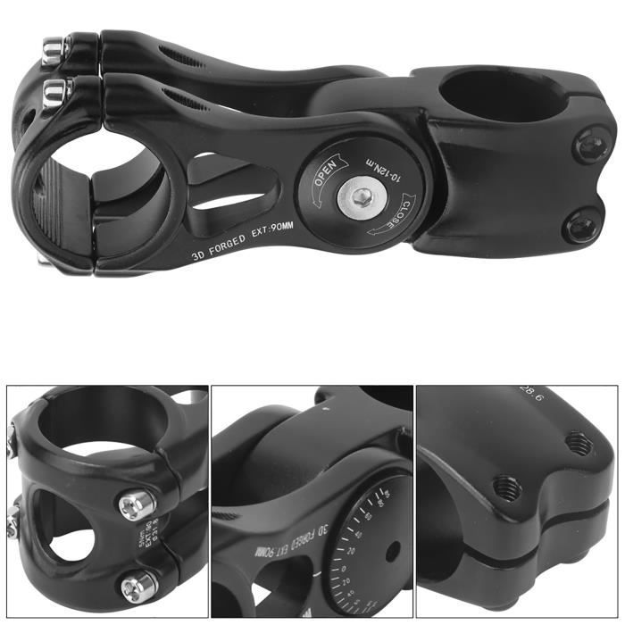 Rallonge Potence Guidon Vélo Bynccea 115mm 180mm 210mm - Alliage Aluminium 1-1/8"