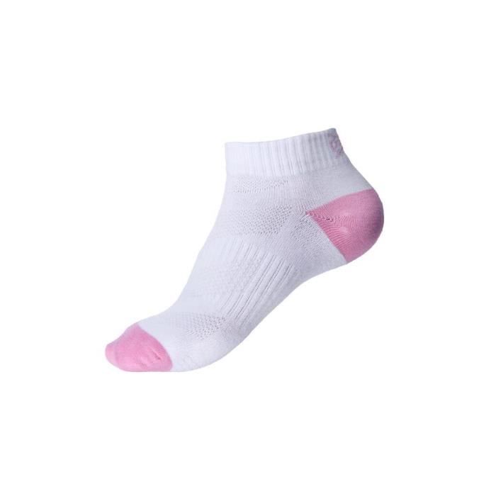 chaussettes femme dunlop sport (3 paires) - blanc