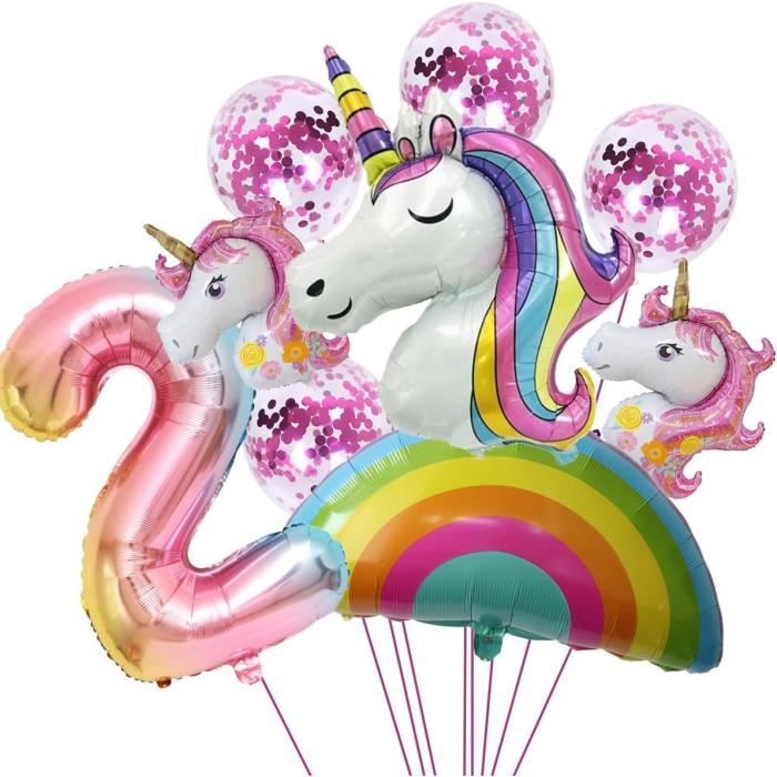 Décoration Licorne LED – Blanche, Rose Et Blanche, En Plastique, Pour Noël Ou Maison, Neuve