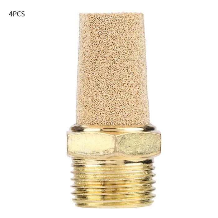 Silencieux Pour Compresseur D'air Avec Filtre - Filetage Mâle 20 Mm, Neuf, Couleur Noir/jaune