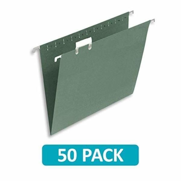 Elba Ultimate Lot De 25 Dossiers Suspendus Carte Kraft A4 Fond En V Vert - Garantie 20 Ans