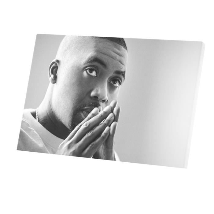 Tbleau Rapper Tableau Décoratif Nas Praying Rapper Rap Hip Hop Artist Photo Vintage ...
