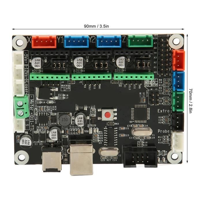 Câble de connexion de la carte pilote à la carte de commande principale