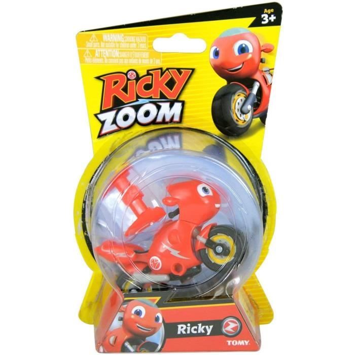 Ricky Zoom - Figurine / Personnage articulée 8cm - Moto Ricky +