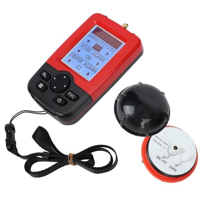 TL88E détecteur de poisson Portable 9M fil écho sondeur alarme 0.6-100m profonde