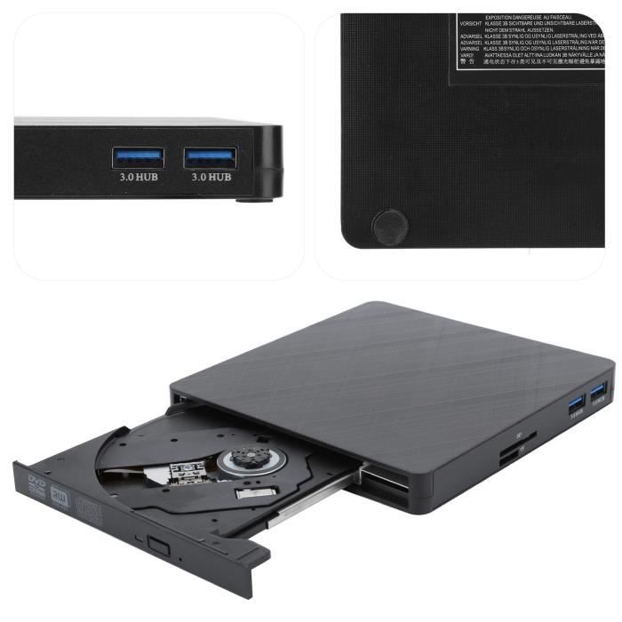 Lecteur et graveur USB optique externe CD/DVD