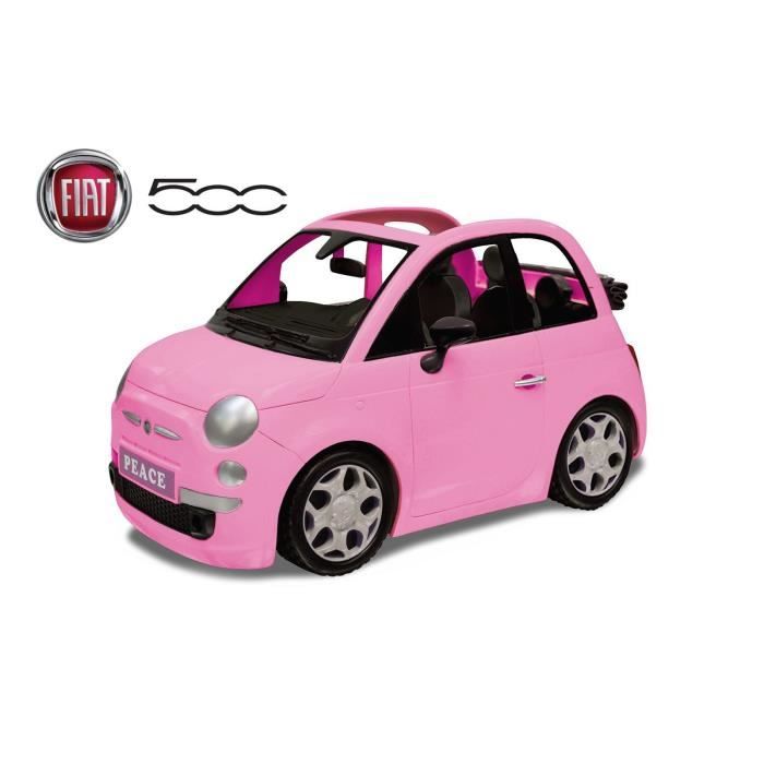 barbie fiat 500 blanche