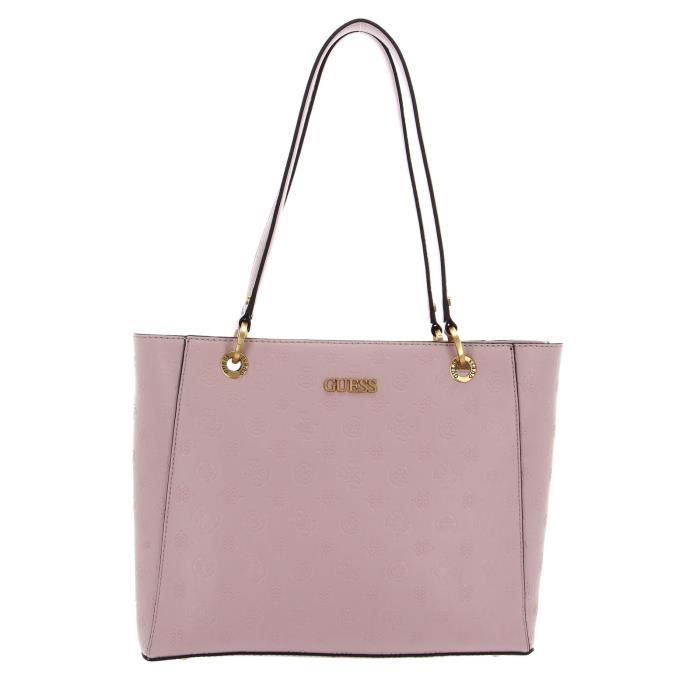 GUESS Geva Noel Tote Rose Logo 226683 sac a main sac a main rose Cdiscount Bagagerie Maroquinerie