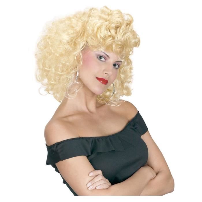 perruque blonde grease